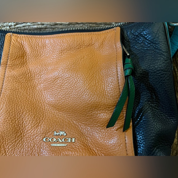 Coach colorblock Leather Shoulder Bag - Picture 5 of 13